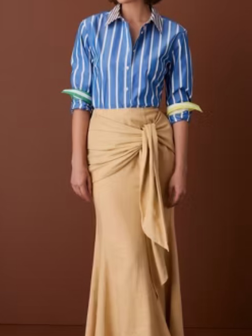Target x Rosie Assoulin Long Sleeve Button Down Poplin Shirt